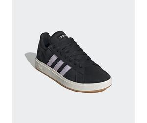 Sneaker ADIDAS SPORTSWEAR "GRAND COURT BASE 00S", Damen, Gr. 38,5, cschwarz, icelav, oweiß, Leder, Synthetik, Schuhe Sneaker, Design auf den Spuren des adidas Campus 00 (17617426-38,5) cschwarz, icela
