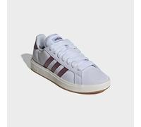 Sneaker ADIDAS SPORTSWEAR "GRAND COURT BASE 00S", Damen, Gr. 40,5, crystal sky, shadow rot, gum10, Leder, Synthetik, Schuhe Sneaker, Design auf den Spuren des adidas Campus 00 (77299117-40,5) crystal