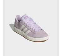 Sneaker ADIDAS SPORTSWEAR "GRAND COURT BASE 00S", Damen, Gr. 40,5, lila (ice lavender, core weiß, bliss lila), Leder, Synthetik, Schuhe Sneaker, Design auf den Spuren des adidas Campus 00 (54044162-40