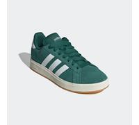 Sneaker ADIDAS SPORTSWEAR "GRAND COURT BASE 00S", Herren, Gr. 38, grün (collegiate grün, cloud weiß, gum 3), Leder, Synthetik, Schuhe Sneaker, Design auf den Spuren des adidas Campus 00 (20377229-38)