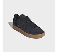 Sneaker ADIDAS SPORTSWEAR "GRAND COURT BASE 00S", Herren, Gr. 44, schwarz (core schwarz, core schwarz, grau two), Leder, Synthetik, Schuhe Sneaker, Design auf den Spuren des adidas Campus 00 (76001340