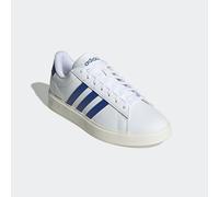 Sneaker ADIDAS SPORTSWEAR "GRAND COURT CLOUDFOAM COMFORT", Damen, Gr. 41, weiß (cloud weiß, semi lucid blau, core weiß), Synthetik, Schuhe Sneaker, Design auf den Spuren des adidas Superstar (35855437