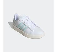 Sneaker ADIDAS SPORTSWEAR "GRAND COURT CLOUDFOAM LIFESTYLE COURT COMFORT", Damen, Gr. 43, cloud weiß, halo mint, core weiß, Synthetik, Schuhe Sneaker, Design auf den Spuren des adidas Superstar (23649