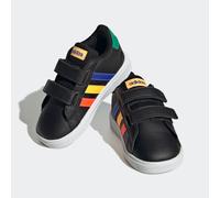 adidas Grand Court Hook and Loop schuhe schwarz rein babygrün - 23