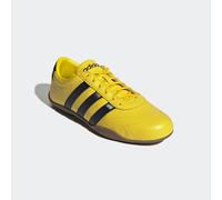 Sneaker ADIDAS SPORTSWEAR "GRAND COURT LO", Damen, Gr. 40, gelb (gelb, core schwarz, gum5), Leder, Synthetik, Schuhe Sneaker, Design auf den Spuren des adidas Superstar (78451051-40) gelb, core schwar