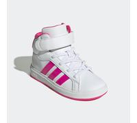 Sneaker ADIDAS SPORTSWEAR "GRAND COURT MID K", Damen, Gr. 35, ftwwht, shopnk, gretwo, Synthetik, Schuhe Sneaker, für Kinder (66514649-35) ftwwht, shopnk, gretwo