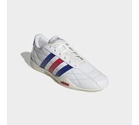 Sneaker ADIDAS SPORTSWEAR "GROUNDPULSE", Herren, Gr. 40, cloud weiß, semi lucid blau, pure ruby, Leder, Synthetik, Schuhe Sneaker (85814516-40) cloud weiß, semi lucid blau, pure ruby