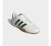 Sneaker ADIDAS SPORTSWEAR "GROUNDPULSE", Herren, Gr. 42,5, core weiß, collegiate grün, gum 3, Leder, Synthetik, Schuhe Sneaker (60724258-42,5) core weiß, collegiate grün, gum 3