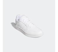 Sneaker ADIDAS SPORTSWEAR "HOOPS 3.0", Damen, Gr. 38,5, weiß (cloud weiß, cloud weiß, dash grau), Synthetik, Textil, Schuhe Sneaker (24420350-38,5) cloud weiß, cloud weiß, dash grau