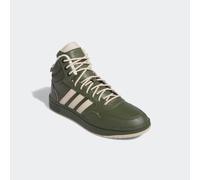 Sneaker ADIDAS SPORTSWEAR "HOOPS 3.0 MID LIFESTYLE BASKETBALL CLASSIC FUR LINING WINTERIZED", Herren, Gr. 44, grün (nightcarg, clabro, core schwarz), Synthetik, Textil, Schuhe Sneaker (23506654-44) ni