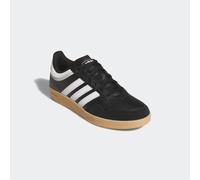 Sneaker ADIDAS SPORTSWEAR "HOOPS 4.0", Damen, Gr. 44, schwarz-weiß (core schwarz, cloud weiß, grau two), Synthetik, Schuhe Sneaker (10273537-44) core schwarz, cloud weiß, grau two