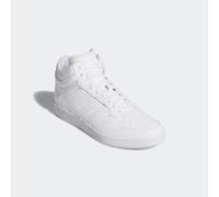 Sneaker ADIDAS SPORTSWEAR "HOOPS 4.0 MID", Gr. 40, schwarz-weiß (cloud weiß, cloud weiß, core schwarz), Synthetik, sportlich, Schuhe (62564569-40) cloud weiß, cloud weiß, core schwarz