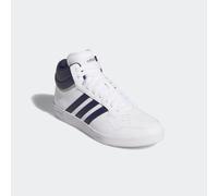 Sneaker ADIDAS SPORTSWEAR "HOOPS 4.0 MID", Herren, Gr. 41, cloud weiß, dunkelblau, grau two, Synthetik, Schuhe Sneaker (79206252-41) cloud weiß, dunkelblau, grau two