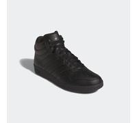 Sneaker ADIDAS SPORTSWEAR "HOOPS 4.0 MID", Herren, Gr. 42,5, schwarz-weiß (core schwarz, core schwarz, cloud weiß), Synthetik, Schuhe Sneaker (85539343-42,5) core schwarz, core schwarz, cloud weiß