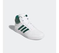 Sneaker ADIDAS SPORTSWEAR "HOOPS 4.0 MID", Herren, Gr. 43, grün (cloud weiß, collegiate grün, grau two), Synthetik, Schuhe Sneaker (37753502-43) cloud weiß, collegiate grün, grau two