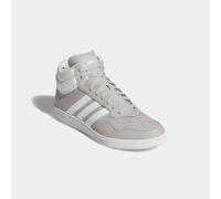 Sneaker ADIDAS SPORTSWEAR "HOOPS 4.0 MID", Herren, Gr. 44,5, weiß (grau two, cloud weiß, crystal weiß), Synthetik, Schuhe Sneaker (26904369-44,5) grau two, cloud weiß, crystal weiß