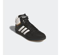 Sneaker ADIDAS SPORTSWEAR "HOOPS 4.0 MID", Herren, Gr. 47, weiß (core schwarz, cloud weiß, bronze strata), Synthetik, Schuhe Sneaker (79066958-47) core schwarz, cloud weiß, bronze strata