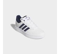 Sneaker ADIDAS SPORTSWEAR "HOOPS CLASSIC", Herren, Gr. 42, cloud weiß, dunkelblau, orbit grau, Synthetik, Schuhe Sneaker (39602156-42) cloud weiß, dunkelblau, orbit grau