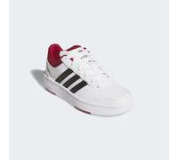 Sneaker ADIDAS SPORTSWEAR "HOOPS CLASSIC J", Mädchen, Gr. 38, rot (cloud weiß, core schwarz, team victory rot), Synthetik, Schuhe Sneaker, für Kinder & Jugendliche (85696614-38) cloud weiß, core schwa
