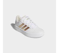 Sneaker ADIDAS SPORTSWEAR "HOOPS CLASSIC KIDS", Mädchen, Gr. 35,5, weiß (cloud weiß, supplier colour, wonder weiß), Synthetik, Schuhe Sneaker, für Kinder & Jugendliche (33057944-35,5) cloud weiß, supp