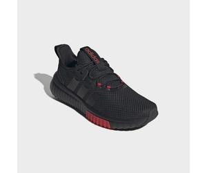Sneaker ADIDAS SPORTSWEAR "KAPTIR 4.0", Herren, Gr. 46, core schwarz, core schwarz, pure ruby, Leder, Textil, Schuhe Sneaker (53717564-46) core schwarz, core schwarz, pure ruby