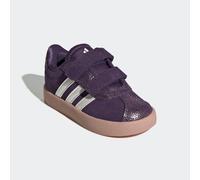 Sneaker ADIDAS SPORTSWEAR "KINDERSCHUH VL COURT 3.0 KIDS", Gr. 24, aurora plum, zero metallic, pink gum, Leder, Synthetik, sportlich, Schuhe, Design auf den Spuren des adidas Samba (53926617-24) auror