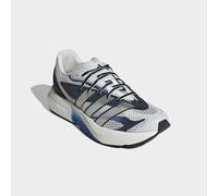 Sneaker ADIDAS SPORTSWEAR "LIGHTBLAZE", Herren, Gr. 45, sanftes weiß, sanftes weiß, bright royal, Leder, Synthetik, Textil, Schuhe Sneaker (48128217-45) sanftes weiß, sanftes weiß, bright royal