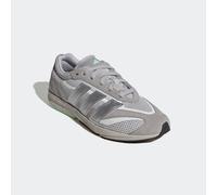 Sneaker ADIDAS SPORTSWEAR "LIGHTBLAZE LP", Gr. 39, silber (grau two, silber metallic, semi grün spark), Leder, Textil, Schuhe Sneaker (96266943-39) grau two, silber metallic, semi grün spark