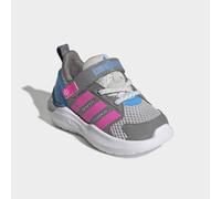 Sneaker ADIDAS SPORTSWEAR "LIGHTORAMA RUNNER INFANTS", Damen, Gr. 27, grau one, lucid pink, lucid aquamarine, Synthetik, Textil, Schuhe Sneaker, mit Blinkfunktion (84695338-27) grau one, lucid pink, l
