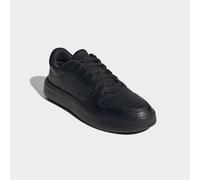 Sneaker ADIDAS SPORTSWEAR "LITECOURT", Herren, Gr. 44,5, schwarz (core schwarz, core schwarz, core schwarz), Leder, Synthetik, Schuhe Sneaker (72113551-44,5) core schwarz, core schwarz, core schwarz
