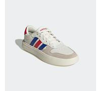 Sneaker ADIDAS SPORTSWEAR "LITECOURT", Herren, Gr. 45, weiß (sanftes weiß, semi lucid blau, better scarlet), Leder, Synthetik, Schuhe Sneaker (20530324-45) sanftes weiß, semi lucid blau, better scarle