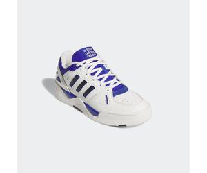Sneaker ADIDAS SPORTSWEAR "MIDCITY LOW", Damen, Gr. 44, weiß (core weiß, semi lucid blau, core schwarz), Synthetik, Textil, Schuhe Sneaker (78926452-44) core weiß, semi lucid blau, core schwarz