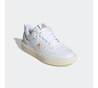 Sneaker ADIDAS SPORTSWEAR "PARK STREET", Gr. 42, cloud weiß, gold metallic, halo blau, Synthetik, Schuhe Sneaker (92893964-42) cloud weiß, gold metallic, halo blau