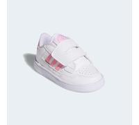 Sneaker ADIDAS SPORTSWEAR "RAPID COURT KIDS", Mädchen, Gr. 22, cloud weiß, bliss pink, ftwr weiß, Synthetik, Schuhe Sneaker, für Kinder (33474232-22) cloud weiß, bliss pink, ftwr weiß
