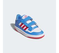 Sneaker ADIDAS SPORTSWEAR "RAPID COURT KIDS", Mädchen, Gr. 33, blau (lucid ray blau, pure ruby, ftwr weiß), Synthetik, Schuhe Sneaker, für Kinder (51321164-33) lucid ray blau, pure ruby, ftwr weiß