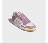 Sneaker ADIDAS SPORTSWEAR "RAPID COURT LOW", Damen, Gr. 42, rosa (cloud weiß, magic mauve, gum 3), Leder, Synthetik, Schuhe Sneaker (95255222-42) cloud weiß, magic mauve, gum 3