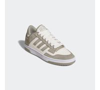 Sneaker ADIDAS SPORTSWEAR "RAPID COURT LOW", Damen, Gr. 42, weiß (silber pebble, cloud weiß, ftwr weiß), Leder, Synthetik, Schuhe Sneaker (22325151-42) silber pebble, cloud weiß, ftwr weiß