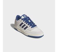 Sneaker ADIDAS SPORTSWEAR "RAPID COURT LOW", Damen, Gr. 45, oweiß, dkblau, dupe, Leder, Synthetik, Schuhe Sneaker (62349443-45) oweiß, dkblau, dupe