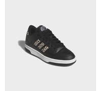 Sneaker ADIDAS SPORTSWEAR "RAPID COURT LOW W", Damen, Gr. 40, core schwarz, supplier colour, ftwr weiß, Synthetik, Schuhe Sneaker, mit Leo Muster (14728267-40) core schwarz, supplier colour, ftwr weiß