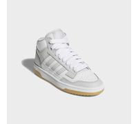 Sneaker ADIDAS SPORTSWEAR "RAPID COURT MID", Mädchen, Gr. 37, weiß (cloud weiß, clear grau, gum 3), Leder, Synthetik, Schuhe Sneaker, Sneaker, Schnürboots, Winterschuhe, für Kinder & Jugendliche (6502