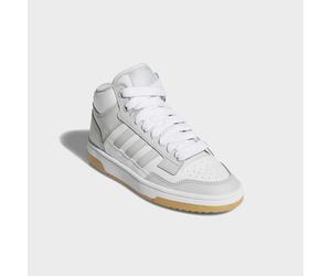 Sneaker ADIDAS SPORTSWEAR "RAPID COURT MID", Mädchen, Gr. 37, weiß (cloud weiß, clear grau, gum 3), Leder, Synthetik, Schuhe Sneaker, Sneaker, Schnürboots, Winterschuhe, für Kinder & Jugendliche (6502