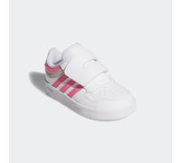Sneaker ADIDAS SPORTSWEAR "RAPID COURT MID", Mädchen, Gr. 38,5, weiß (cloud weiß, core weiß, cloud weiß), Leder, Synthetik, Schuhe Sneaker, Sneaker, Schnürboots, Winterschuhe, für Kinder & Jugendliche