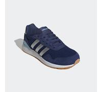 Sneaker ADIDAS SPORTSWEAR "RUN 60S 4.0", Damen, Gr. 40, dunkelblau, silber metallic, glow blau, Leder, Textil, Schuhe Sneaker (55168028-40) dunkelblau, silber metallic, glow blau
