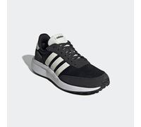 Sneaker ADIDAS SPORTSWEAR "RUN 70S", Damen, Gr. 42, schwarz-weiß (core schwarz, sanftes weiß, carbon), Leder, Textil, Schuhe Sneaker (52385527-42) core schwarz, sanftes weiß, carbon