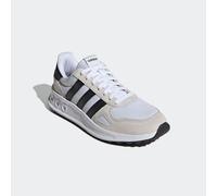 Sneaker ADIDAS SPORTSWEAR "RUN 84", Herren, Gr. 43, weiß (cloud weiß, core schwarz, crystal weiß), Leder, Synthetik, Textil, Schuhe Sneaker, inspiriert vom Design des adidas LA Trainer (50893611-43) c