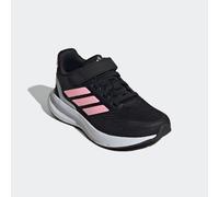 Sneaker ADIDAS SPORTSWEAR "RUNFALCON 5 KIDS", Kinder, Gr. 31, schwarz (core schwarz, pink spark, silber metallic), Synthetik, Textil, Schuhe Sneaker, mit Klettverschluss, für Kinder (67256841-31) core