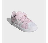 Sneaker ADIDAS SPORTSWEAR "STREETTALK", Damen, Gr. 35, clear pink, cloud weiß, grau two, Synthetik, Schuhe Sneaker, inspiriert vom Design des adidas superstar, für Kinder (13098062-35) clear pink, clo