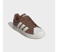 Sneaker ADIDAS SPORTSWEAR "STREETTALK", Damen, Gr. 40, braun (preloved braun, sanftes weiß, preloved braun), Leder, Schuhe Sneaker, inspiriert vom Design des adidas Superstar (87166904-40) preloved br