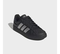 Sneaker ADIDAS SPORTSWEAR "STREETTALK", Damen, Gr. 43, core schwarz, silber metallic, core schwarz, Synthetik, Schuhe Sneaker, inspiriert vom Design des adidas Superstar (72890605-43) core schwarz, si