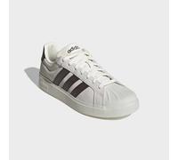 Sneaker ADIDAS SPORTSWEAR "STREETTALK", Herren, Gr. 38, braun (sanftes weiß, schwarz braun, sanftes weiß), Leder, Synthetik, Schuhe Sneaker, inspiriert vom Design des adidas Superstar (17900816-38) sa